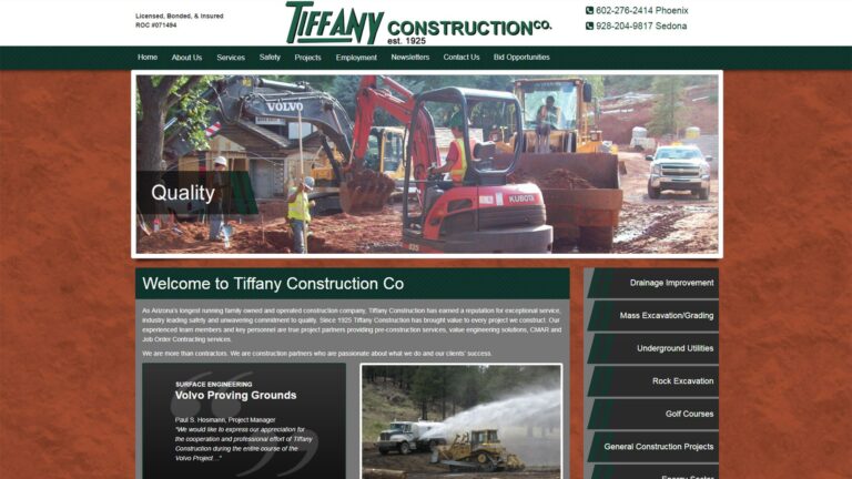 Tiffany Construction Co.