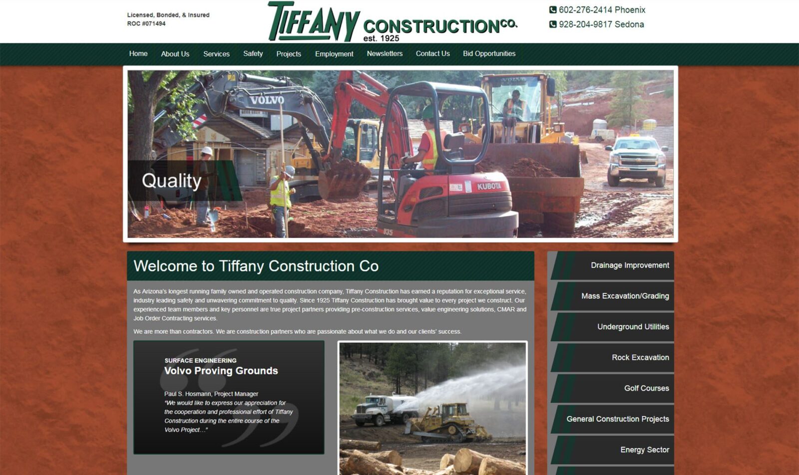 Tiffany Construction Co.