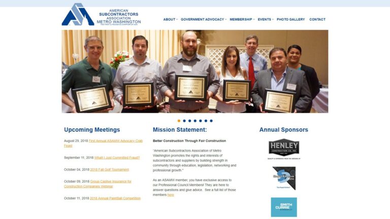 American Subcontractors Association Metro Washington