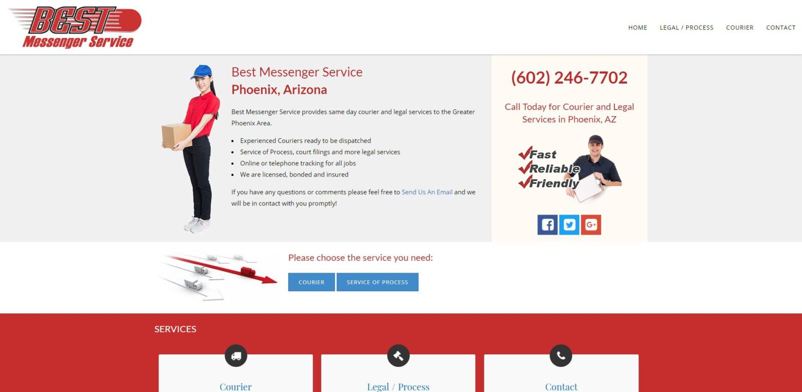 Best Messenger Service Phoenix