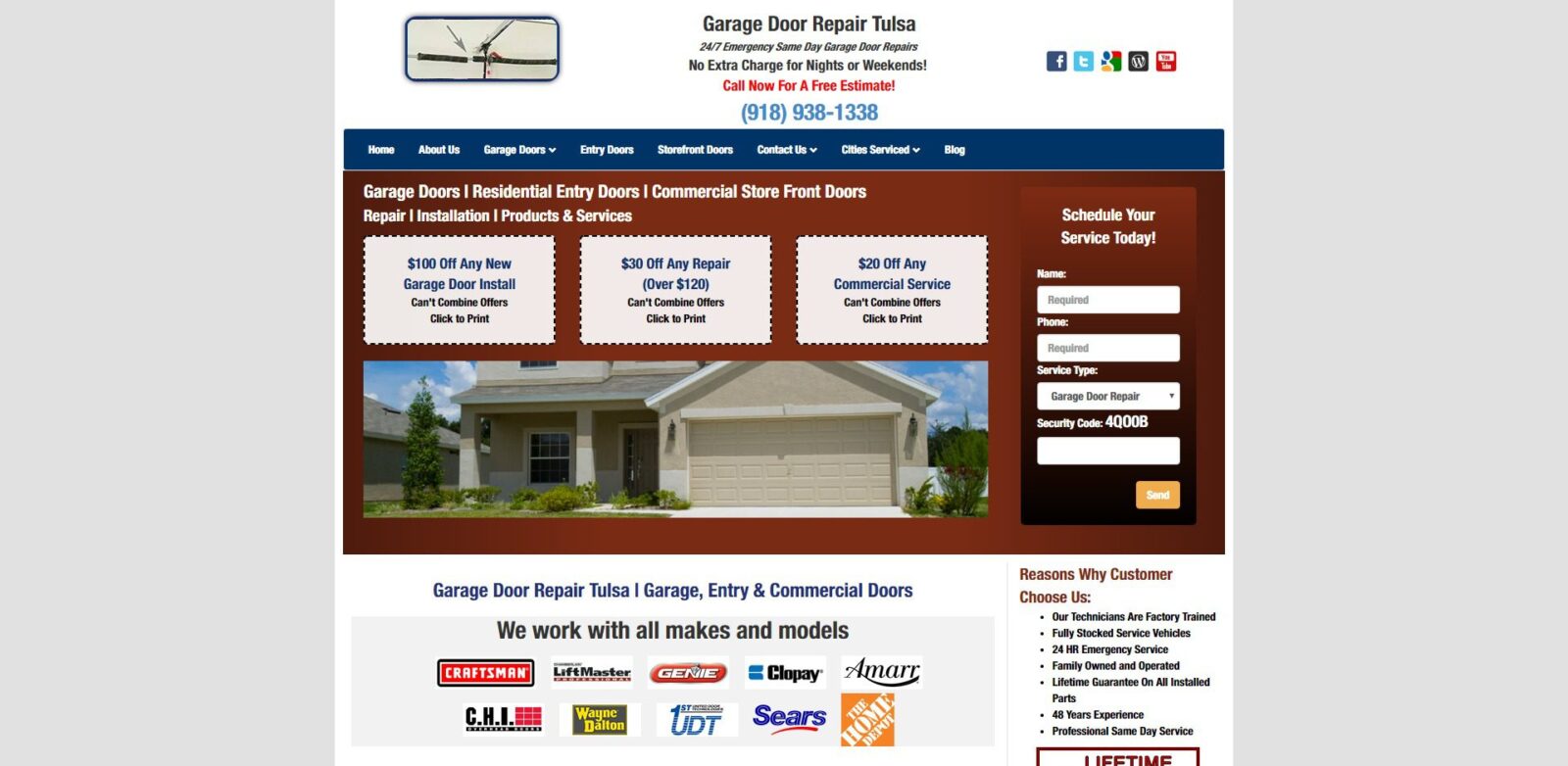 Garage Door Repair Tulsa