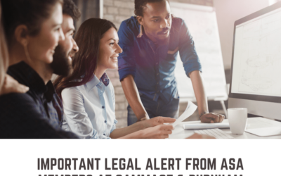 Important Legal Alert from ASA Members at Gammage & Burnham