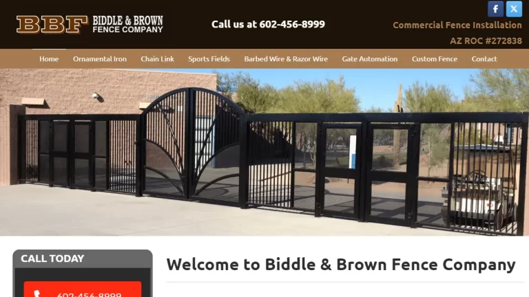 Biddle & Brown Fence Company