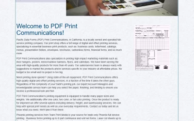 PDF Print Communications