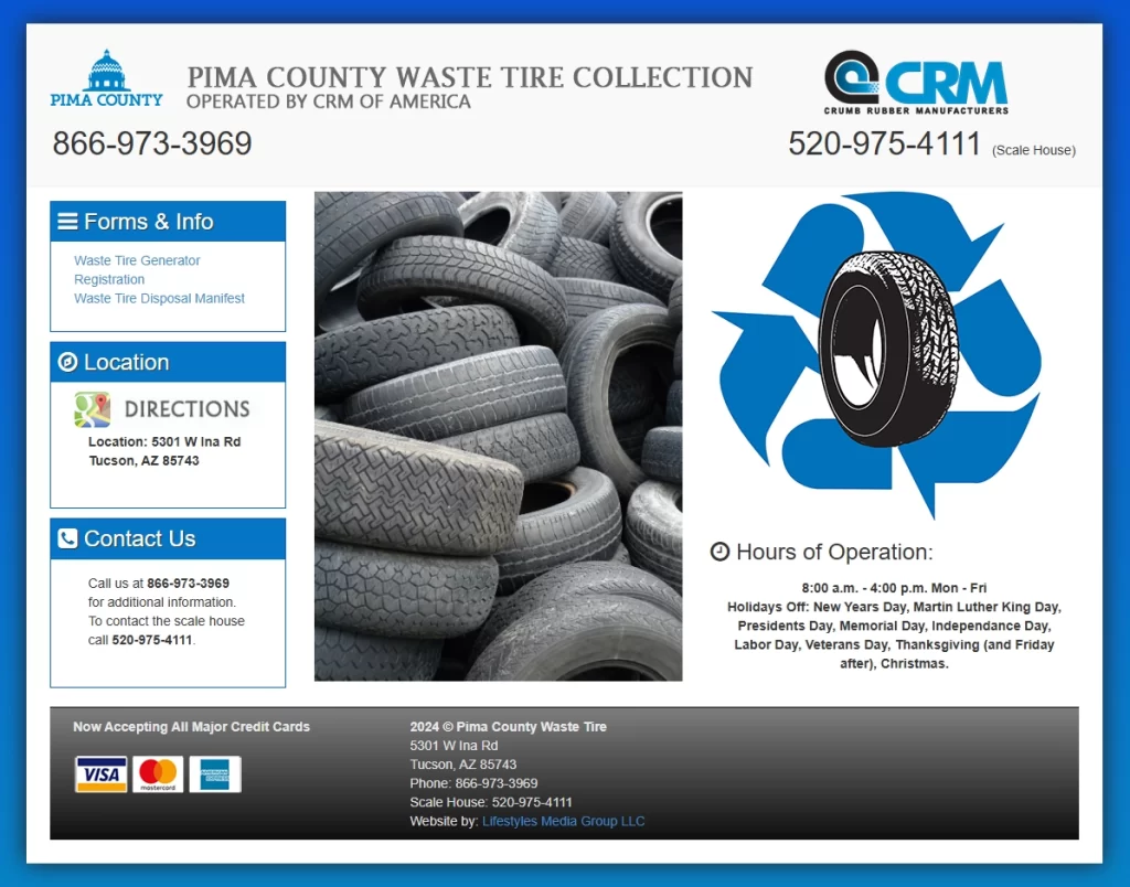 Pima County Waste Tire Collection