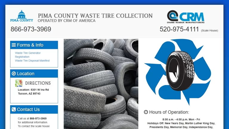 Pima County Waste Tire Collection